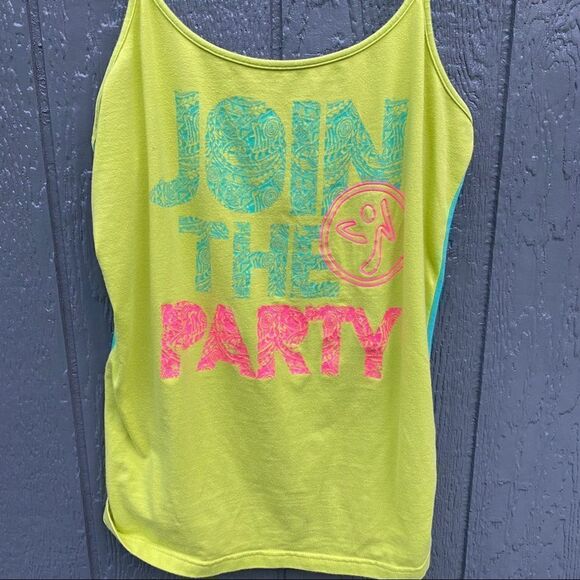 ZUMBA Lot Wear Join The Party Tank Tops XXL Zumba Tank - Picture 4 of 7